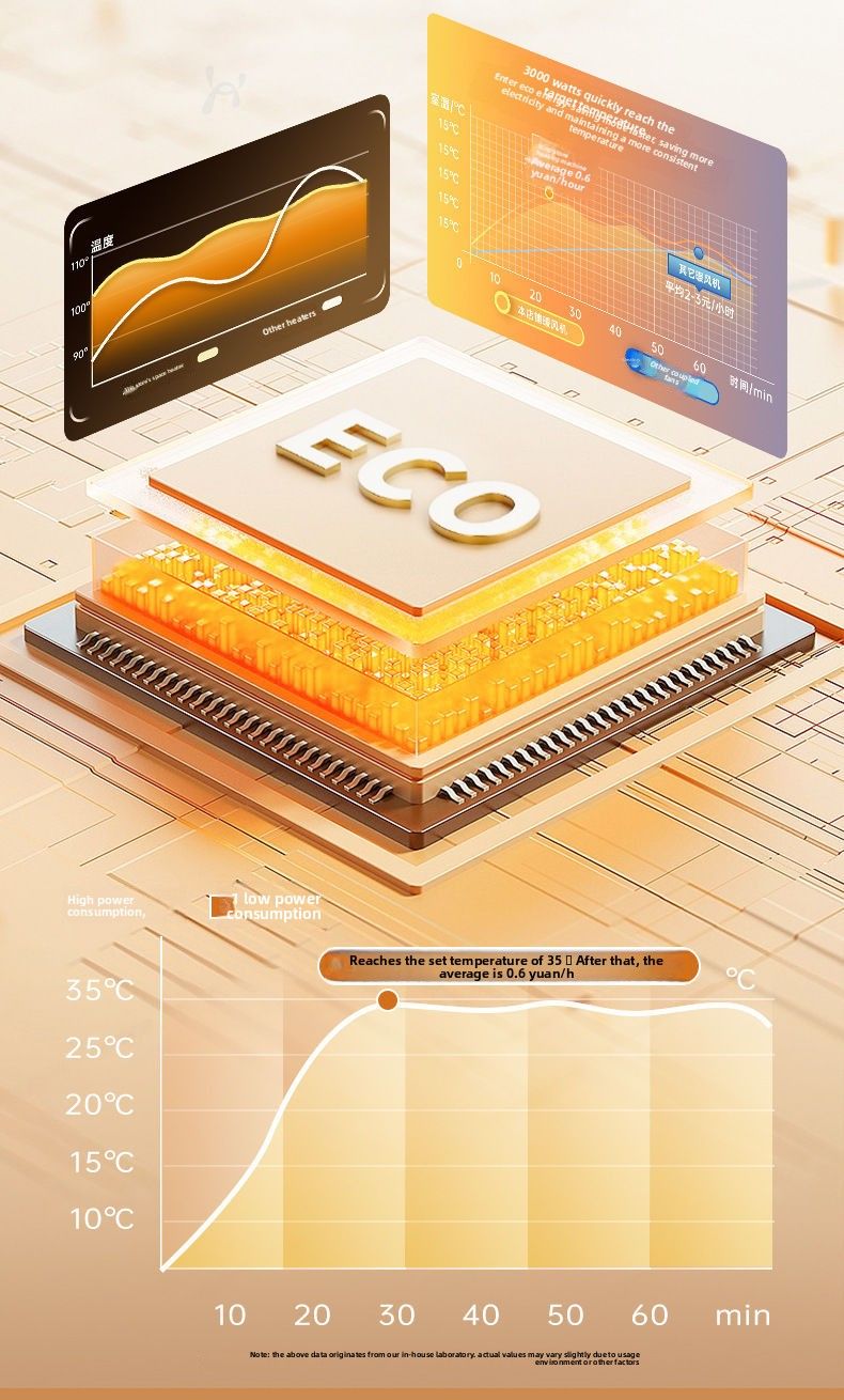 Audio-Luftbefeuchter Graphen Winter Elektrischer Kamin Energiesparender Großflächenheizer für das ganze Haus_voghion.com