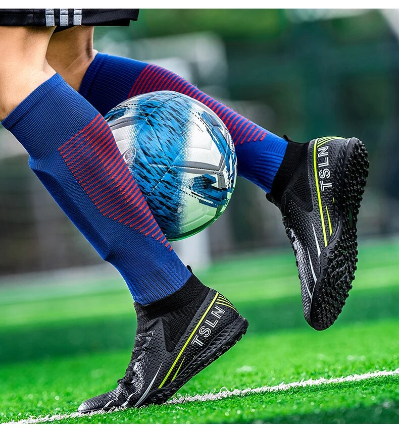 Vīriešu biedrības futbola laukuma zābaki Profesionāli pieaugušo bērnu futbola apavi Augstas kvalitātes zāles treniņu spēles apavi Futsal_voghion.com