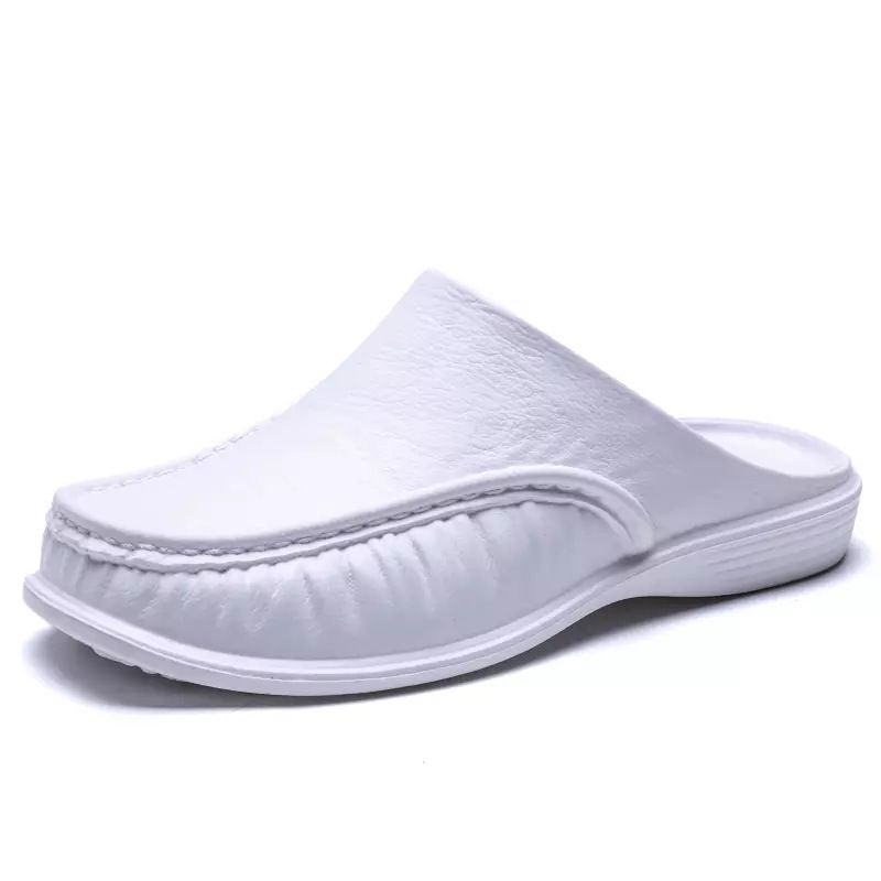 New Plus Size Sandals Summer Indoor And Outdoor Wear, Home Decor For Men, Fashionable Soft Soled Semi Slippers_voghion.com