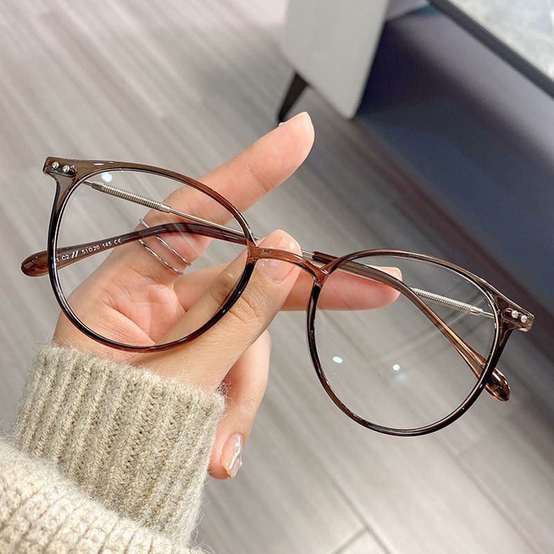 Männer und Frauen Runde Anti-Blau-Brille Computer-Rahmen Optische Linsen Neue Ankunft 2025_voghion.com