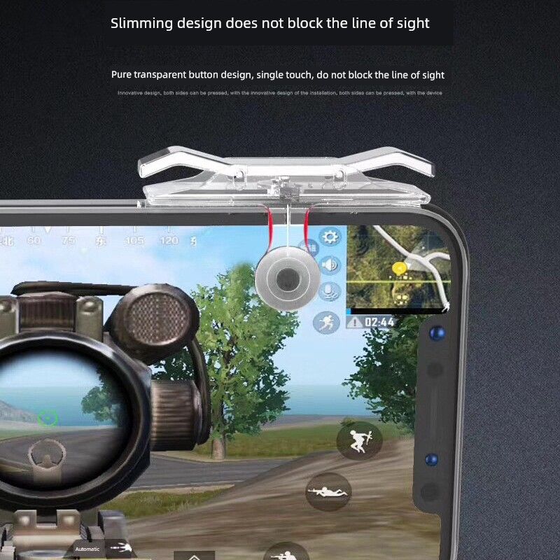 Nuovo arrivo PUBG Gadget da gioco Galvanico E9 Pingguo Special Aid Controller per giochi mobili Clip posteriore Pulsante in metallo_voghion.com