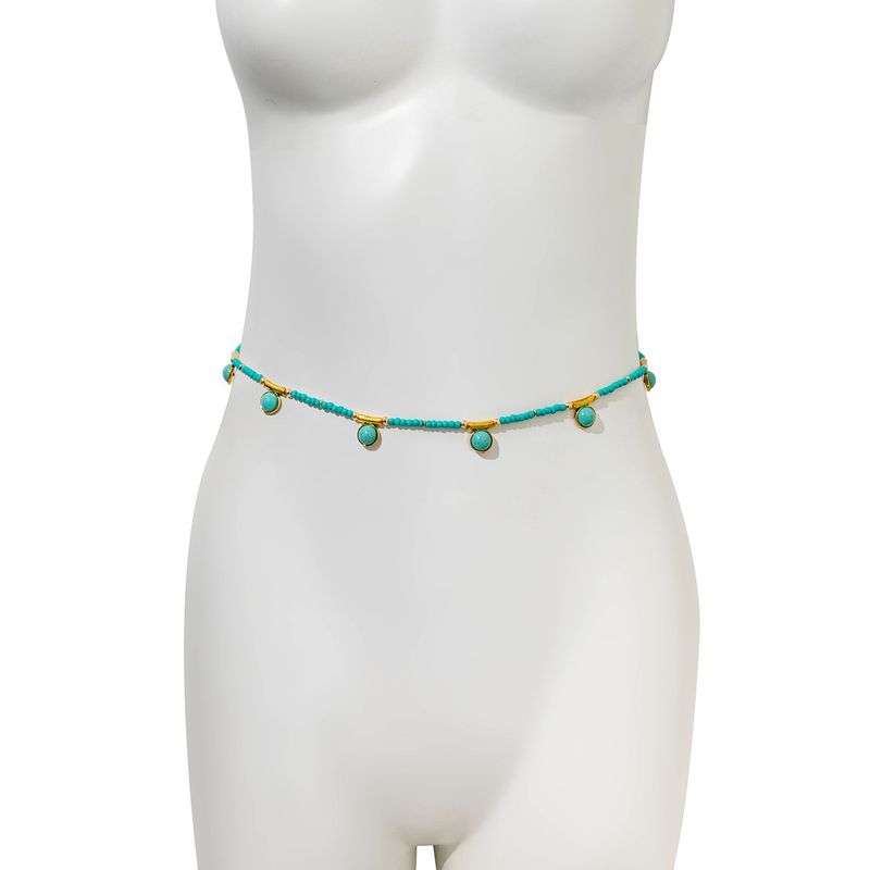 Set da donna sexy in stile spiaggia per le vacanze, set di gioielli con catena per il corpo con conchiglia geometrica personalizzata_voghion.com