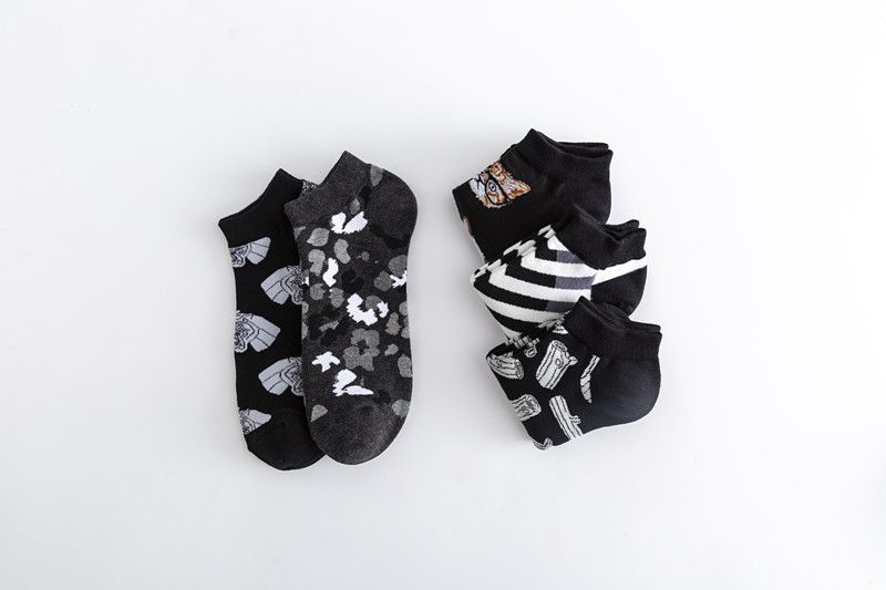 Herrensocken Neue vier Jahreszeiten allgemeine Freizeitsocken aus saugfähiger Baumwolle_voghion.com