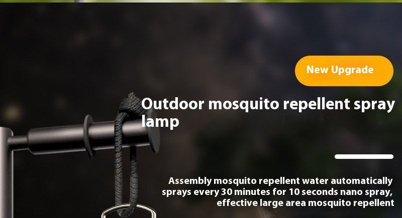 Ventilador multifuncional, batería de larga duración, linterna para acampar al aire libre, recargable, para tienda de campaña, luz repelente de mosquitos_voghion.com