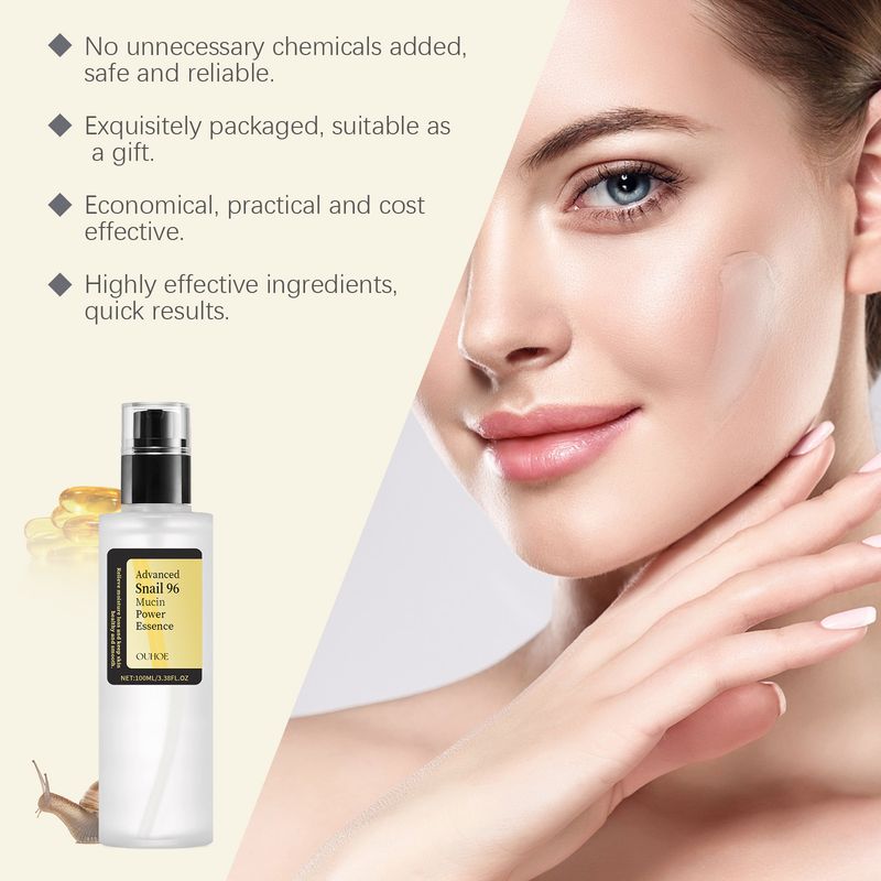 Snail Water, Hydrating Moisturizing Improve Skin Luster And Nourish Facial Care Essence_voghion.com