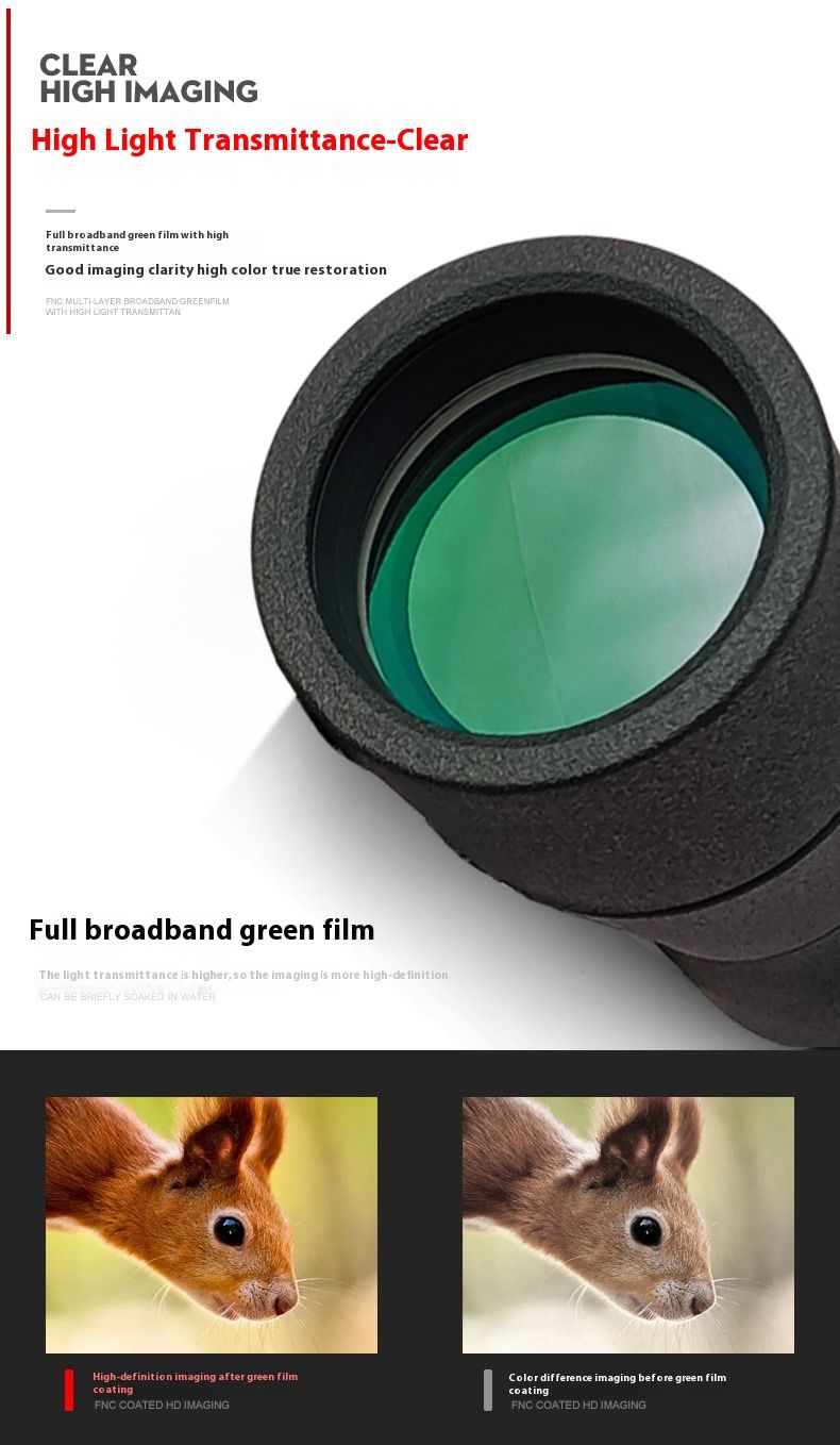 Telescopio monoculare da esterno Telescopio ad alta definizione ad alto ingrandimento 25x75, può essere equipaggiato con la visualizzazione del bersaglio_voghion.com