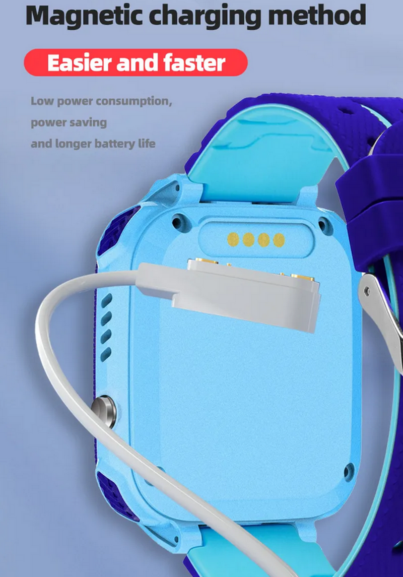 Orologi intelligenti per bambini con touch screen HD 2G, fotocamera, lettore video musicale, contapassi, sveglia, orologio 12/24 ore per bambini_voghion.com