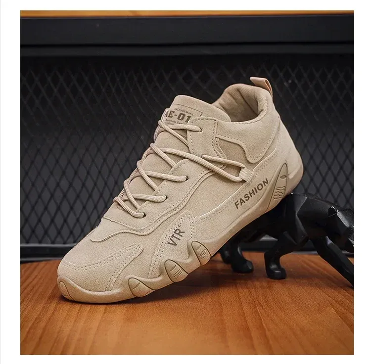 Men's breathable and anti slip work fashionable sports men's outdoor hiking shoes, skateboarding shoes_voghion.com