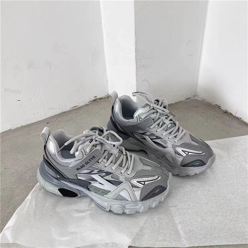 Ületamatult kvaliteetsed isa meeste Instagrami superkuumad Harajuku spordijalatsid Korea väljaandest, vabaaja ja mitmekülgsed jooksujalatsid paaridele._voghion.com
