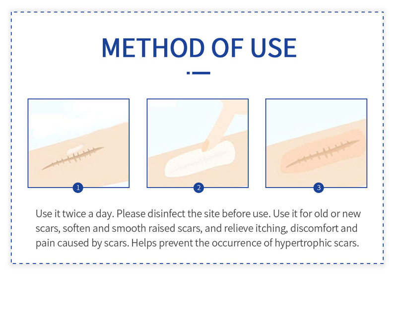 QLZHANFU Crème avancée d'élimination des cicatrices Boutons d'acné Réparation des vergetures Gel Brûlure Traitement chirurgical des cicatrices Lissage Beauté du corps Soins de la peau_voghion.com
