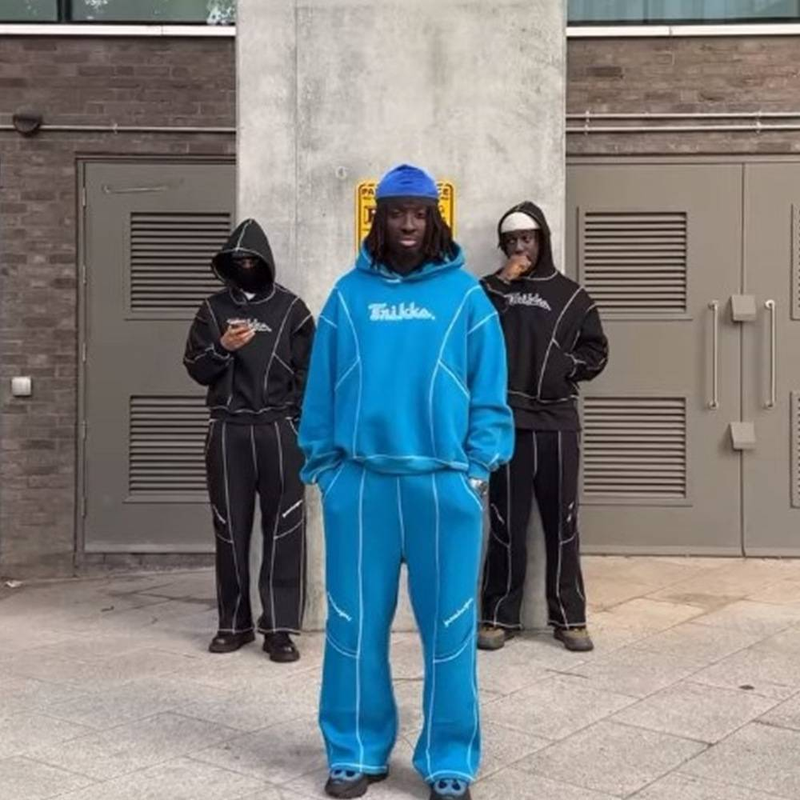 Meeste riided Uus talvine meeste tänavahip hop vaba vabaaja sporditrend 2024 kapuutsiga dressipluus_voghion.com
