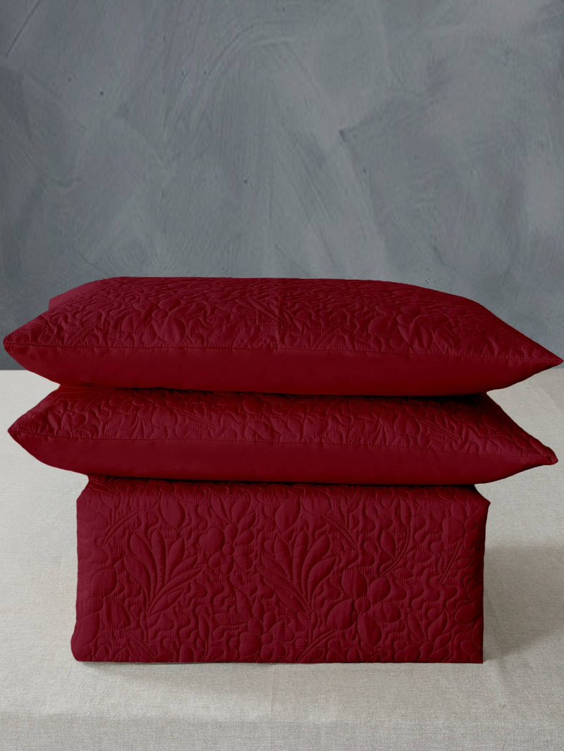 CG05 Five-Leaf Clover Bed Cover Set, Suitable For Bedrooms And Living Rooms (1* Bedspread +2* Pillowcase, No Duvet Core Or Pillow Core)_voghion.com