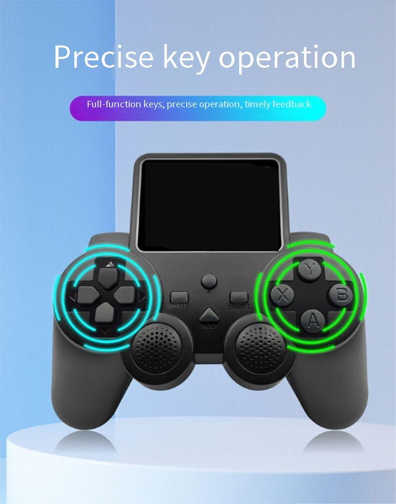 Tragbare 2,4-Zoll-HD-Retro-Spielekonsole mit 520 klassischen FC-Spielen, Handheld-Spielgerät für Kinder und Erwachsene, Einzel-/Doppelspielermodus, USB- und AV-Ausgang_voghion.com