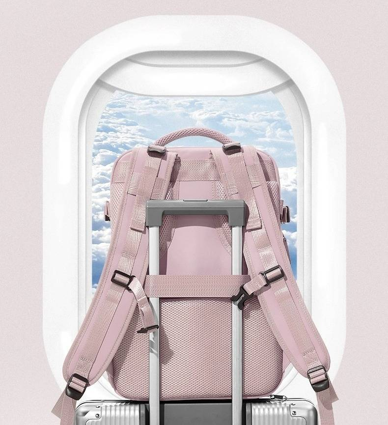 Zaino da viaggio compatto e leggero per uomo e donna, zaino multifunzionale per laptop con tessuto Oxford, scomparto per computer da 16 pollici_voghion.com