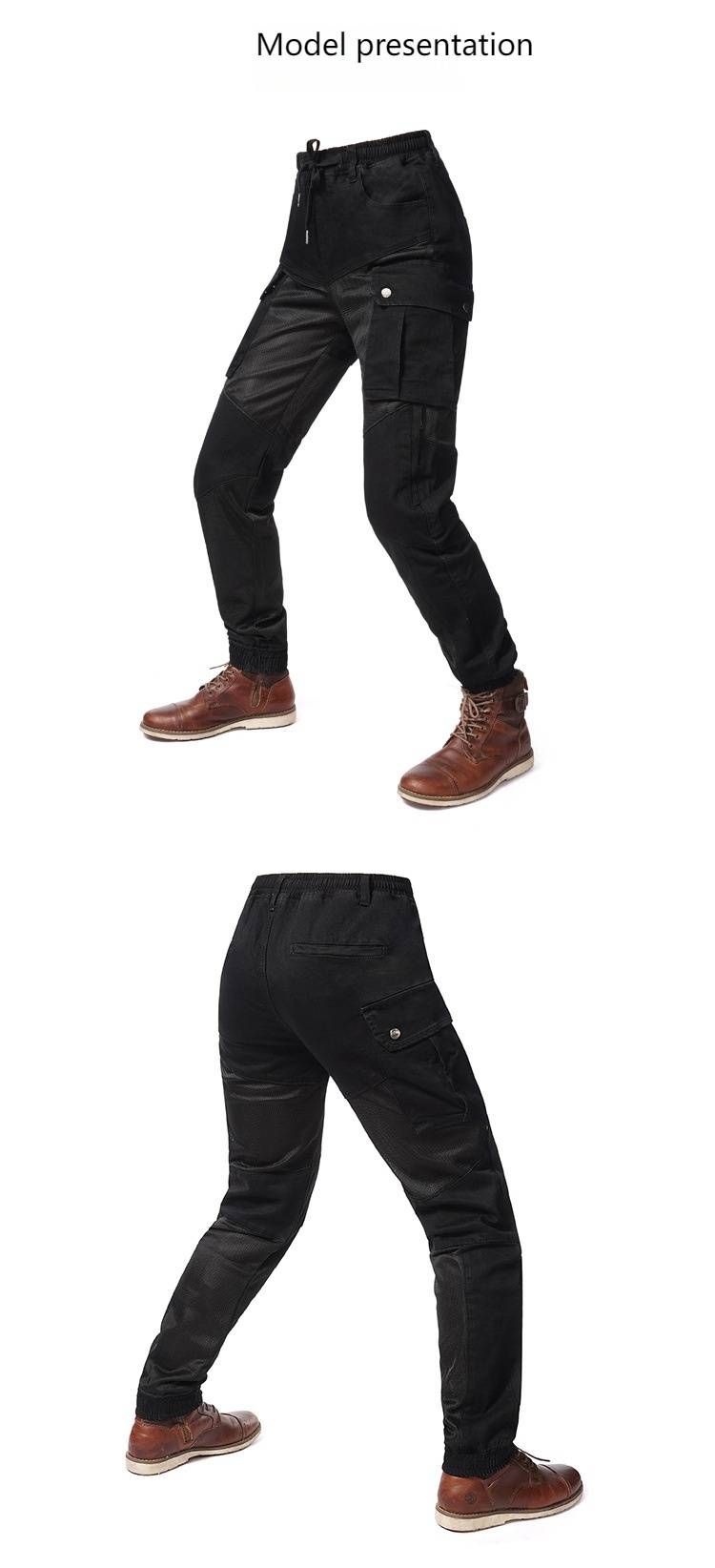 Motorcycle Riding Pants For Men & Women – Breathable Mesh, CE Armor Options, Anti-Slip Design For Touring & Racing (Black)_voghion.com