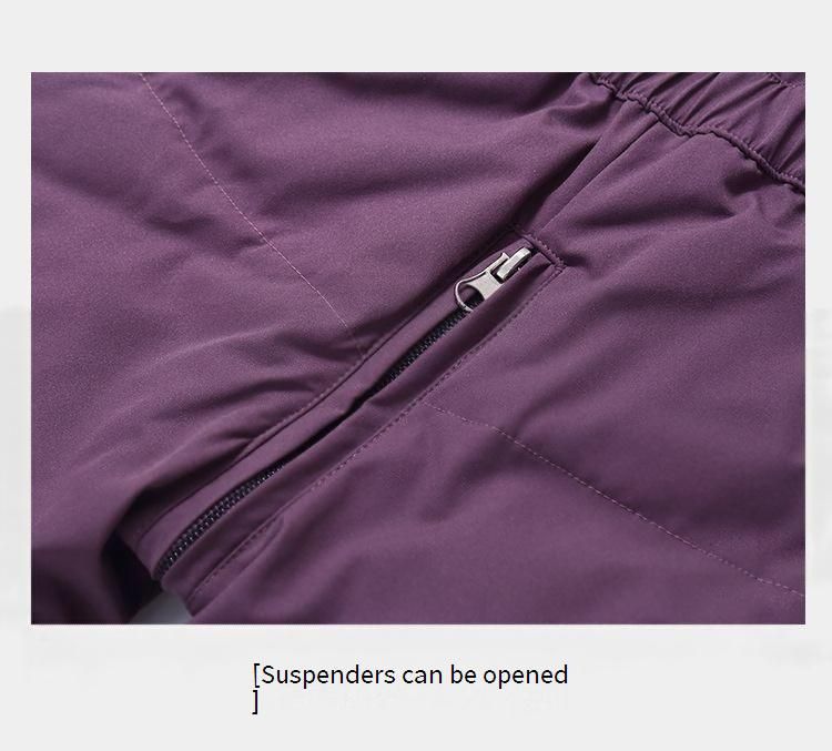 Premium Baby Winter Snowsuit Set - Detachable Overalls & Hooded Down Jacket With 55% White Duck Down (80-110cm)_voghion.com