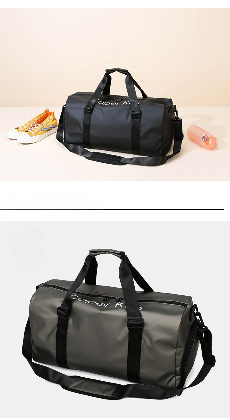 Waterproof Travel Outdoor Rolling Luggage Duffel Bag Gym Bag With Wet And Dry Separation Sports Backpack_voghion.com
