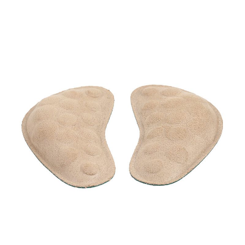 Geeignet für alle Jahreszeiten, verdickt für Schuhe, O-Fersenpolster für Damen, Einlegesohlen in halber Größe für Herren, stoßdämpfende Massagepolster_voghion.com