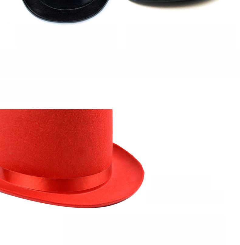 Magic Hat Jazz καπέλο παιδικά σκηνικά απόδοσης ενηλίκων καπέλο μάγου ειδικό καπέλο φόρεμα απόδοσης_voghion.com