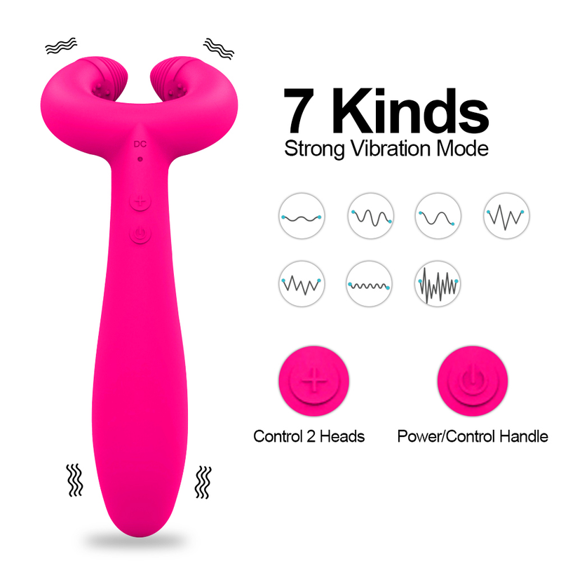 G-spot 3 moteurs gode vibrateur Anal Double pénétration Clitoris stimulateur jouets sexuels pour femmes hommes Coup_voghion.com