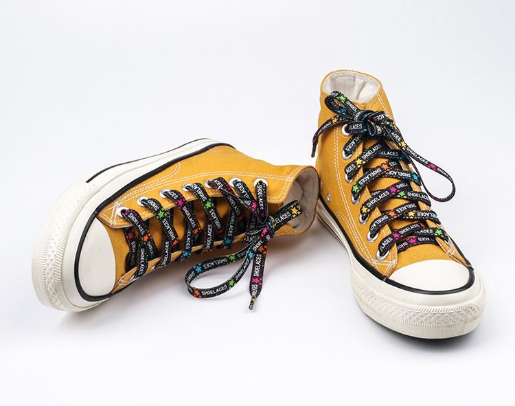 LACCI Hipster colorati LACCI Piatti Corda per scarpe creativa per uomo e donna LACCI Stella_voghion.com