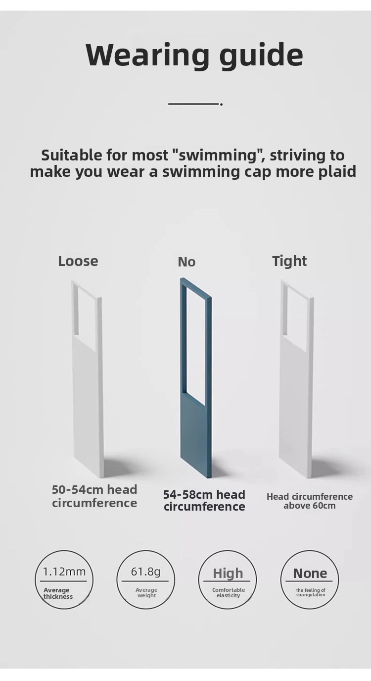 Swimming Cap – Premium Silicone Swim Cap For Adults With Extra Room For Long Hair | Non-Slip, Comfortable & Chlorine-Resistant_voghion.com