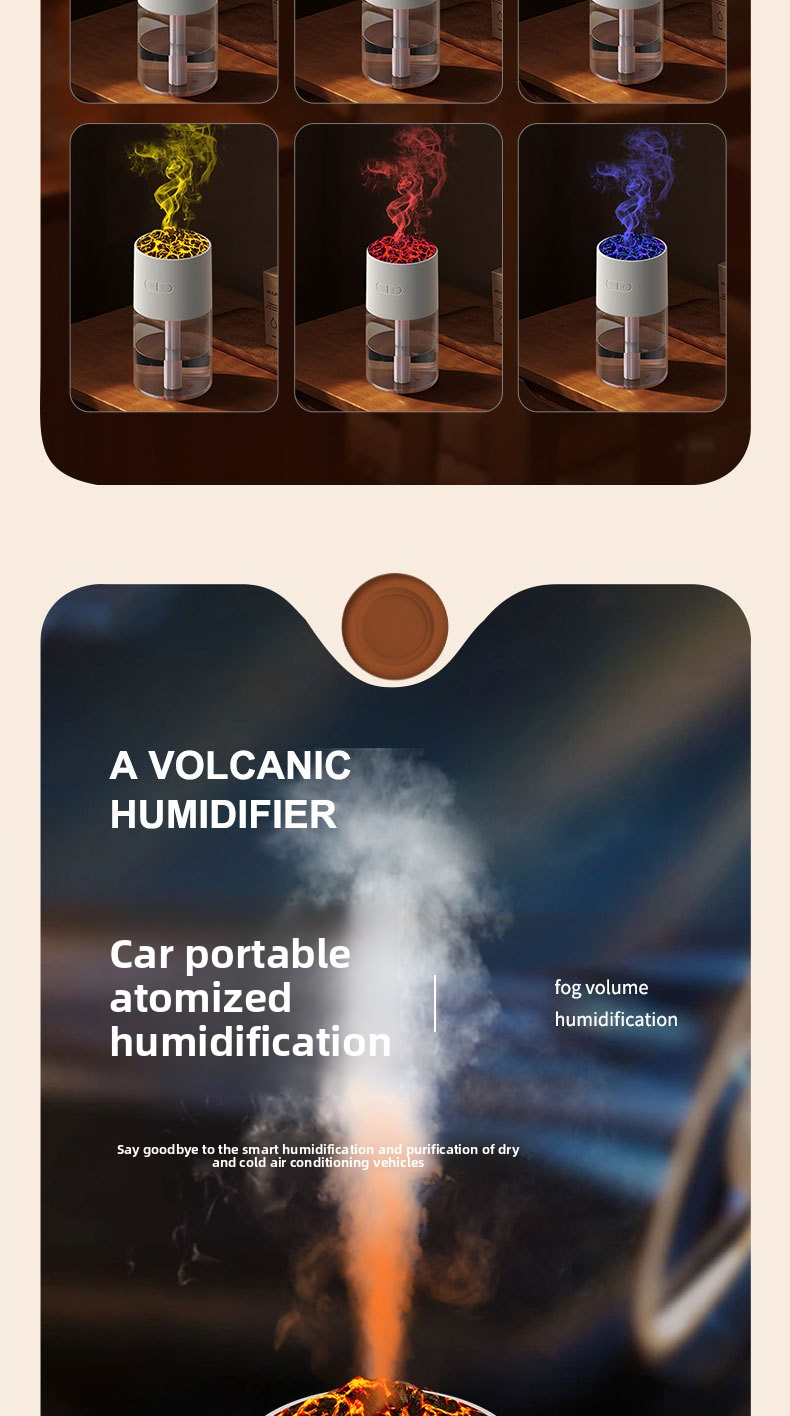 Mini Humidifier With Aroma Diffuser & Mood Light – Compact Ultrasonic For Home/Office (White/Pink) – USB Powered, 2-8H Timer, ABS Plastic Shell_voghion.com