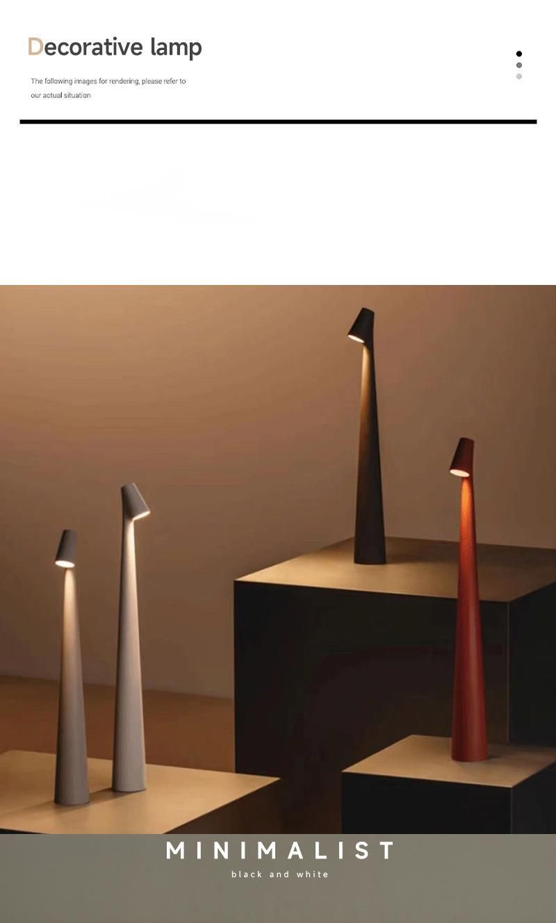 Designer High-End Luxurious Desk Reading, Rechargeable Table Lamp, Atmosphere Lamp For Bedroom Bedside Decoration_voghion.com