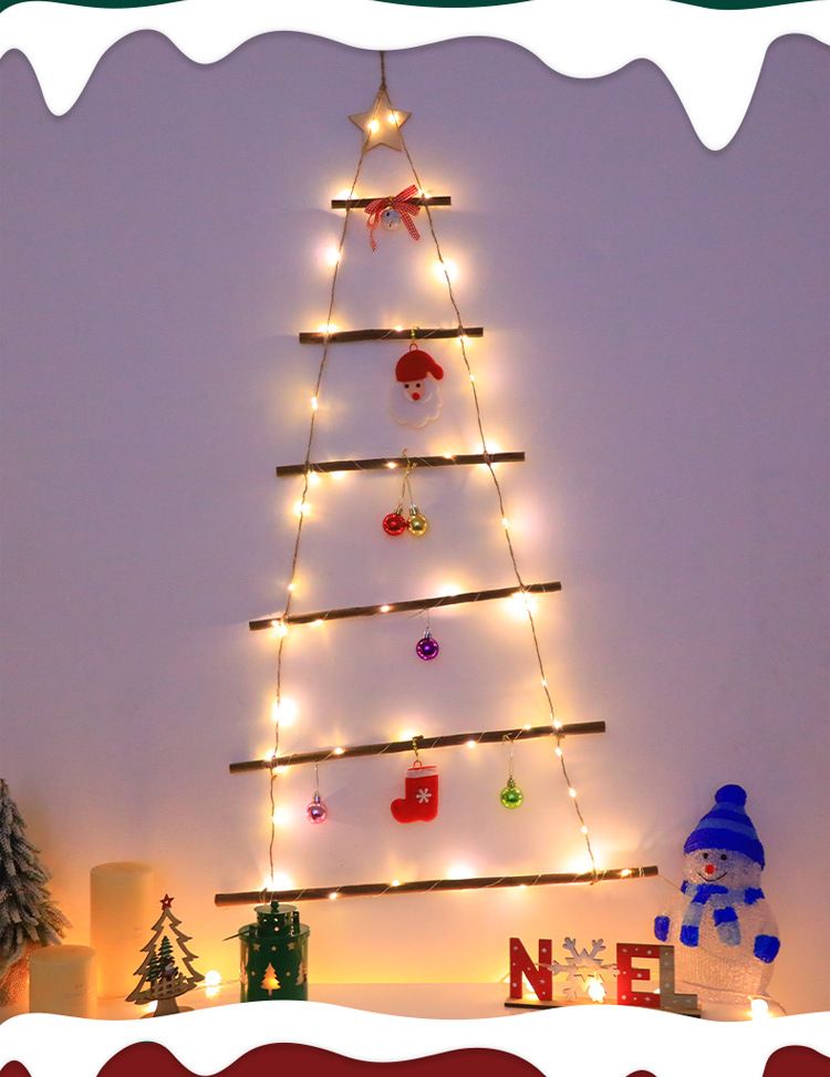 60-LED Christmas Decorative Lights - Tree, Pinecone, Santa & More With 8 Lighting Modes & Remote Control_voghion.com
