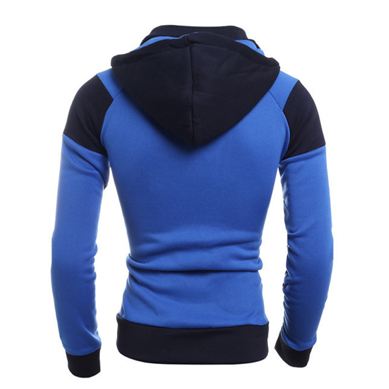 Calças esportivas de algodão para inverno, primavera e outono, zíper duplo, manga comprida, jaqueta casual, conjunto de moletom da moda_voghion.com