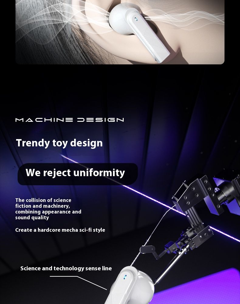 Tws GM80 Wireless Upgrade Bluetooth 5.4 Gaming Earphones Sport Headset Dual Mode HD Call Noise Reduction Earbuds With Mic_voghion.com