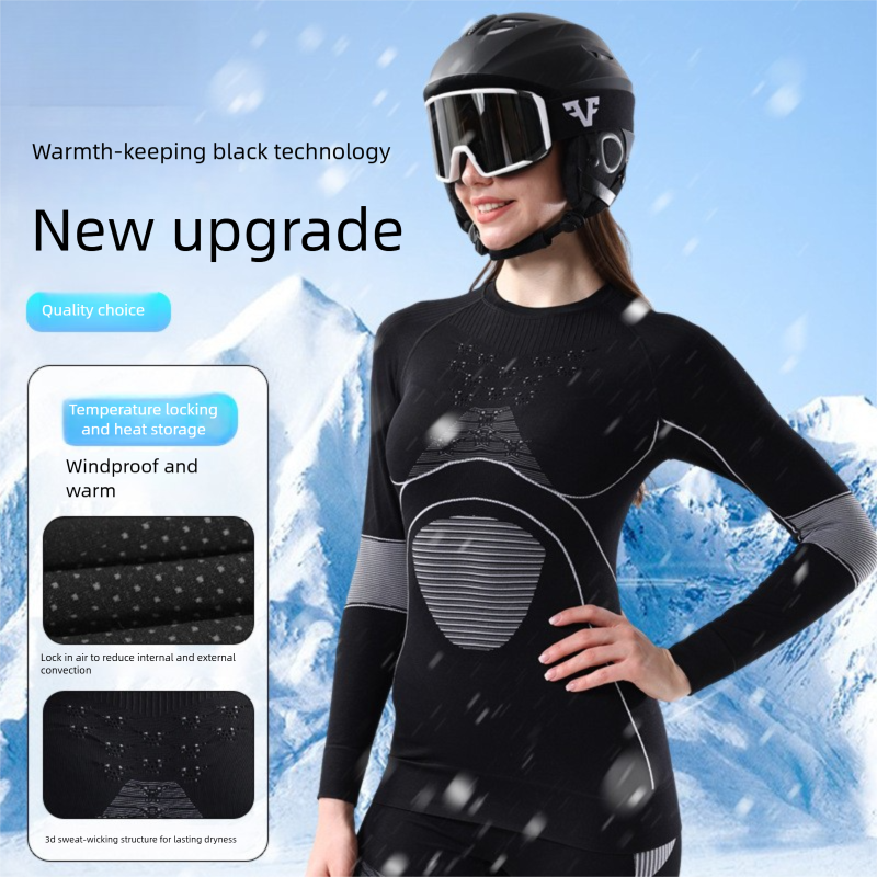 X-BIO New 4.0 Energy Gathering Enhanced Sports Ski Quick-Dry Top da donna, caldo, aderente, traspirante e a compressione_voghion.com