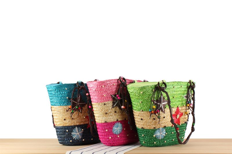 Dammetaschen Eendeel Dropshipping Neie Stil Handgemaachte Broderie Séistär Stréibeutel Perlen Gewieft Damenhandtasche Schëllerbeutel_voghion.com