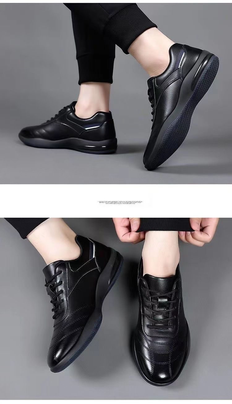 Bequeme Herren-Lederschuhe mit weicher Sohle, Frühlings- und Herbst-Sport- und Freizeitschuhe, britische weiße Herrenschuhe, Herrenschuhe, PU-Leder, Einzelschuhe_voghion.com