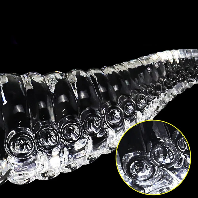 Clear Octopus Prostate Massage Tentacles Butt Plug for Women Men Transparent Anal Expansion Butplug Sex Toys_voghion.com