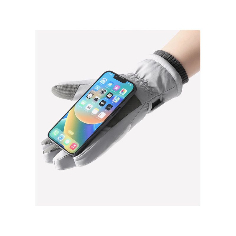Zhaodengsheng Winterski Für Männer Und Frauen, Wasserabweisend, Winddicht, Warm, Verdickt, Rutschfest, Touchscreen, Radfahren,_voghion.com