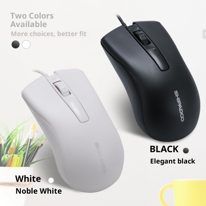 Digitex Digitex Shibadu S330 Office Business USB Wired Desktop Computer Optical Laptop Mouse Source Factory_voghion.com