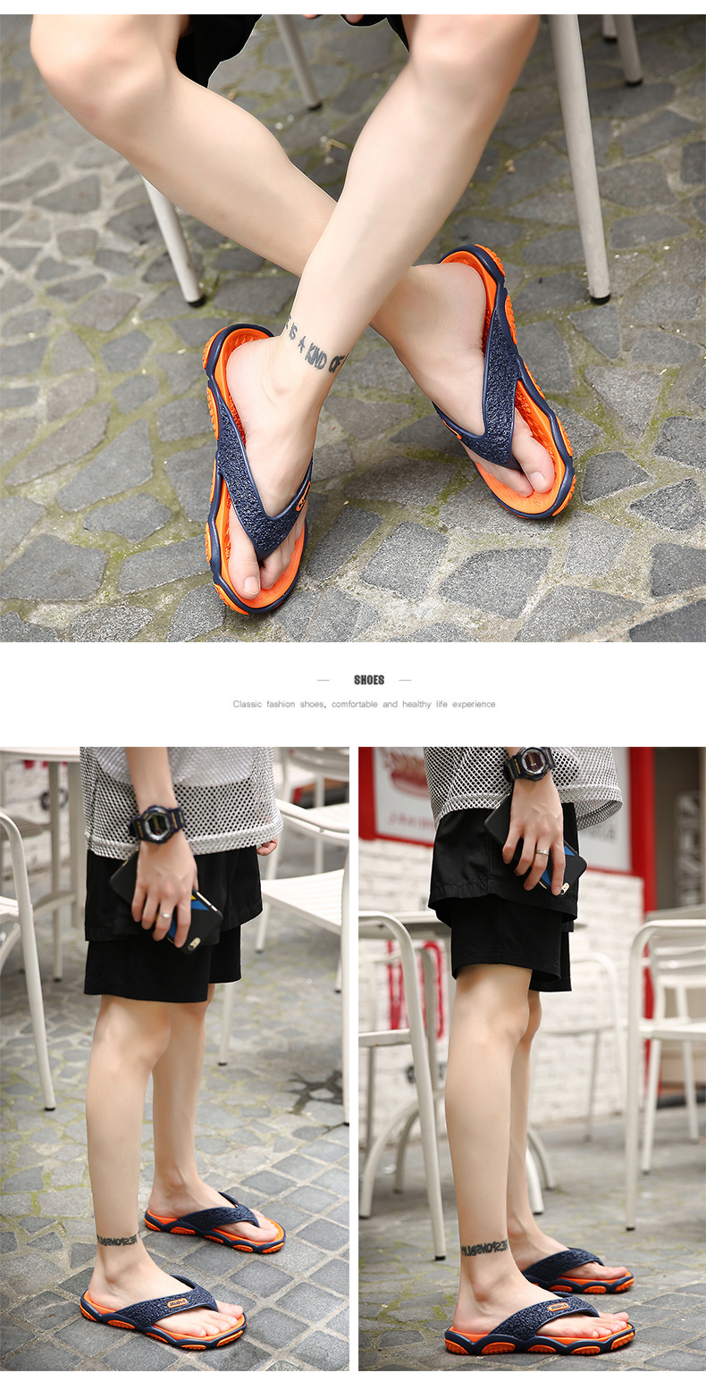 Herrenschuhe Große Hausschuhe Herren Sommer Flip Flops Outdoor Rutschfeste Weiche Sohle Personalisierte Verschleißfeste Herrensandalen Outdoor Strandschuhe_voghion.com