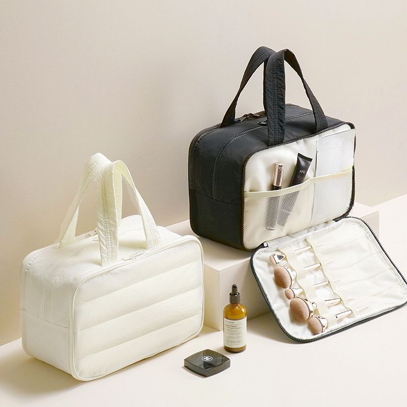 Wasserdichte Reise-Tragetasche mit großem Fassungsvermögen, Make-up-Tasche, multifunktionale tragbare Aufbewahrungstasche_voghion.com