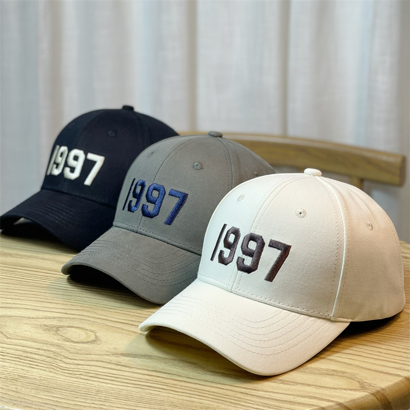 Großköpfige Mütze, trendige schwarze Baseballmütze für Herren, kleines Gesicht, vielseitige koreanische Version für die Freizeit im Sommer, große Entenzungenmütze, Damenausgabe_voghion.com