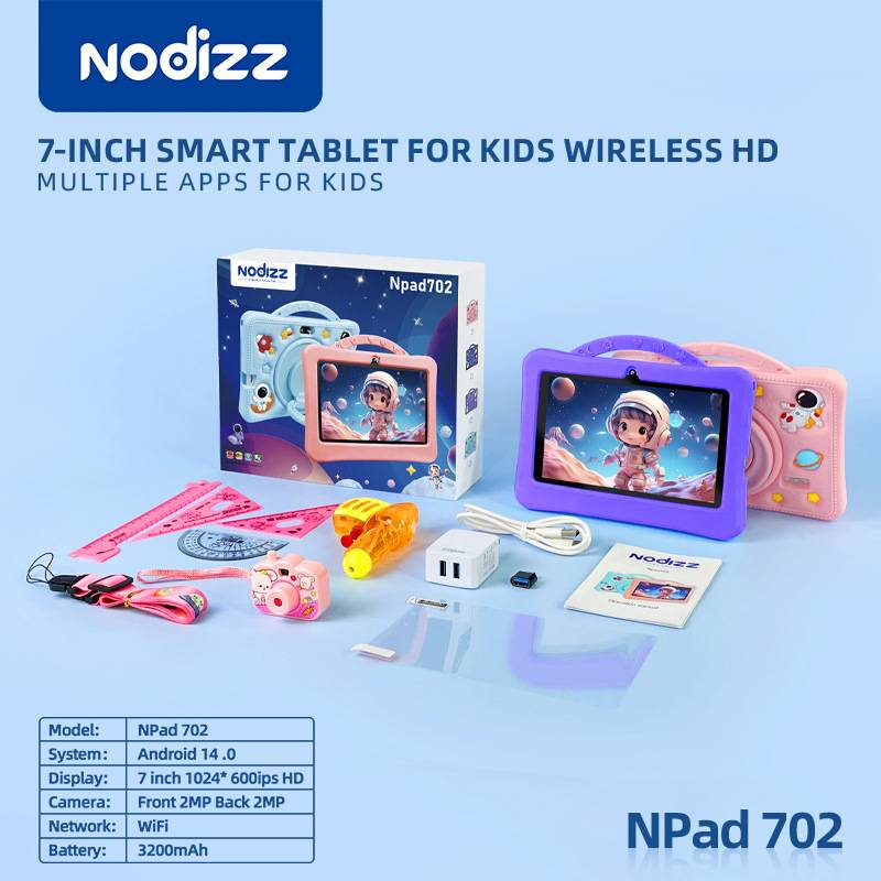 NPad 702 Kinder-Tablet 7 Zoll Dual-Kamera WLAN Kinder-Tablet_voghion.com