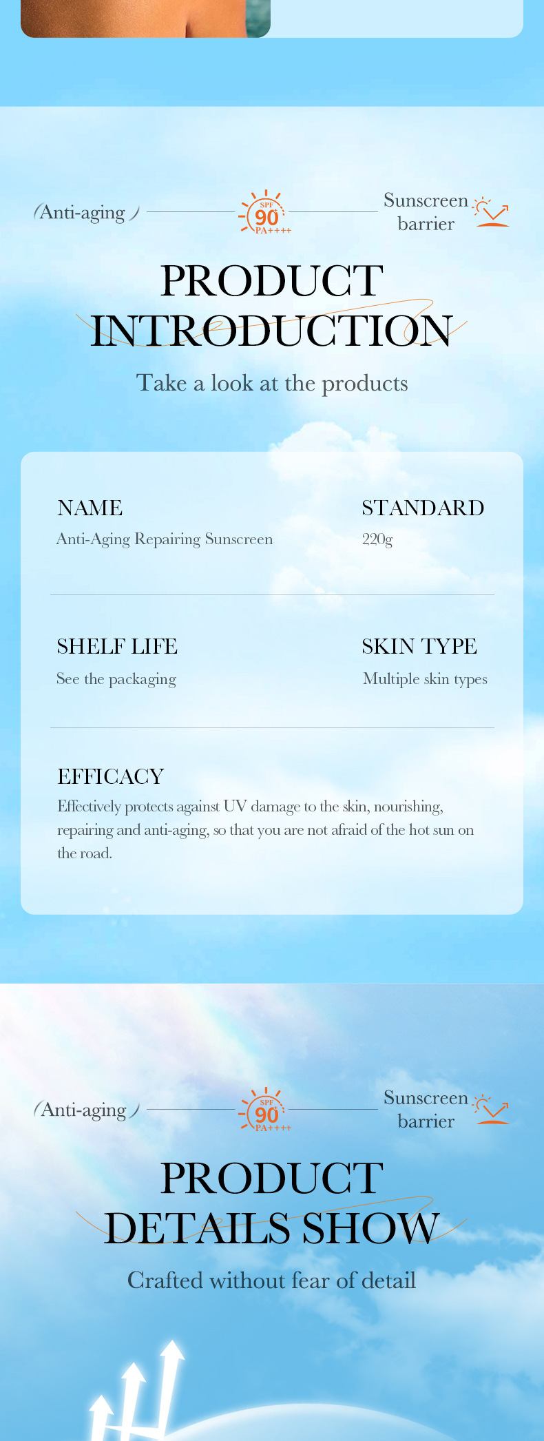 Gentle Refreshing Sunscreen, Anti-Light Clear Moisturizing Sunscreen UV Milk, Facial Blocker_voghion.com