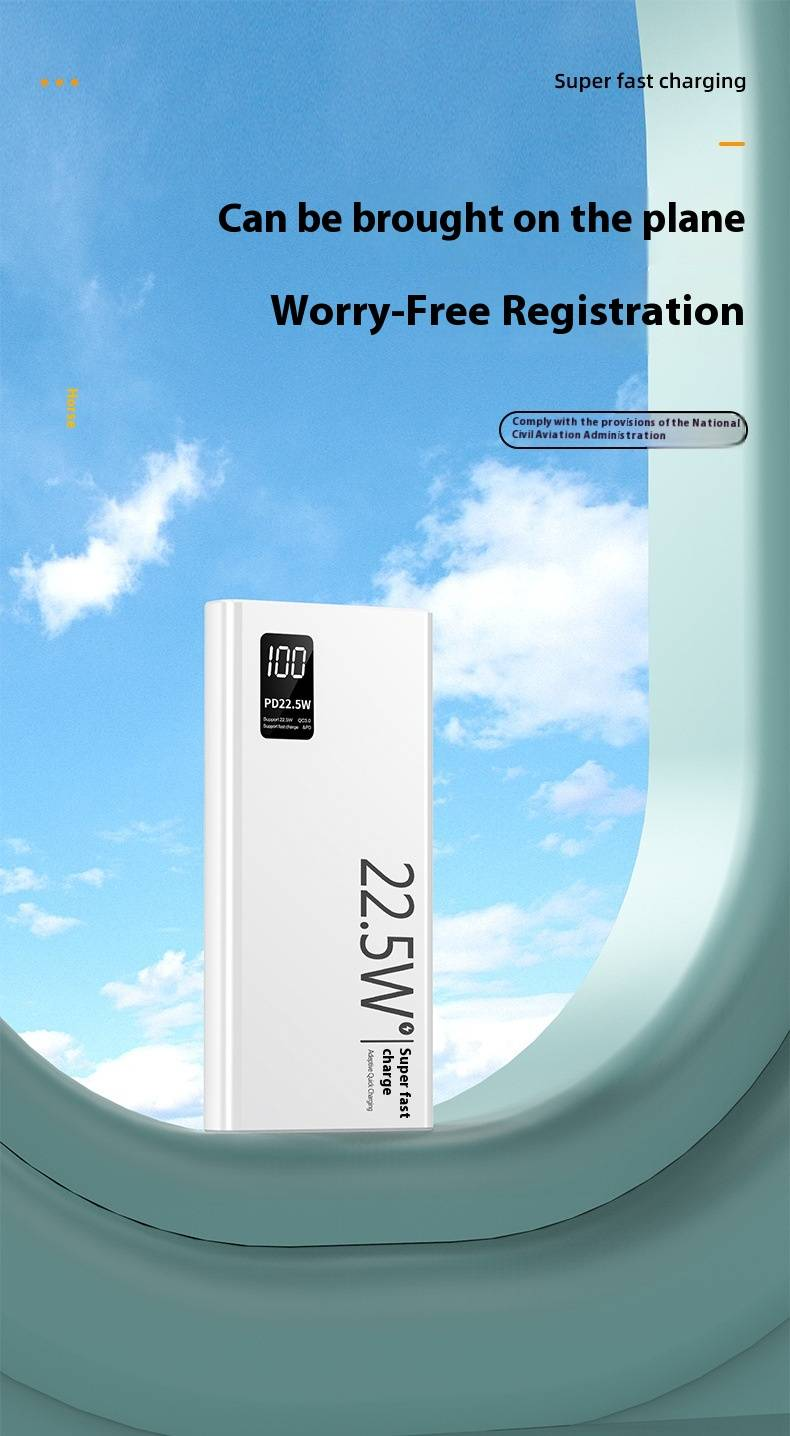 22,5 W Schnelllade-Powerbank – 10.000 mAh hohe Kapazität mit individuellem Logodruck_voghion.com