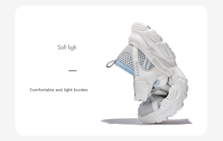 XD-YS50991 Kindersandalen, Sportschuhe mit Zehenabdeckung für Mädchen, Sommer-Freizeitschuhe mit hohlem Einzelnetz für Jungen_voghion.com