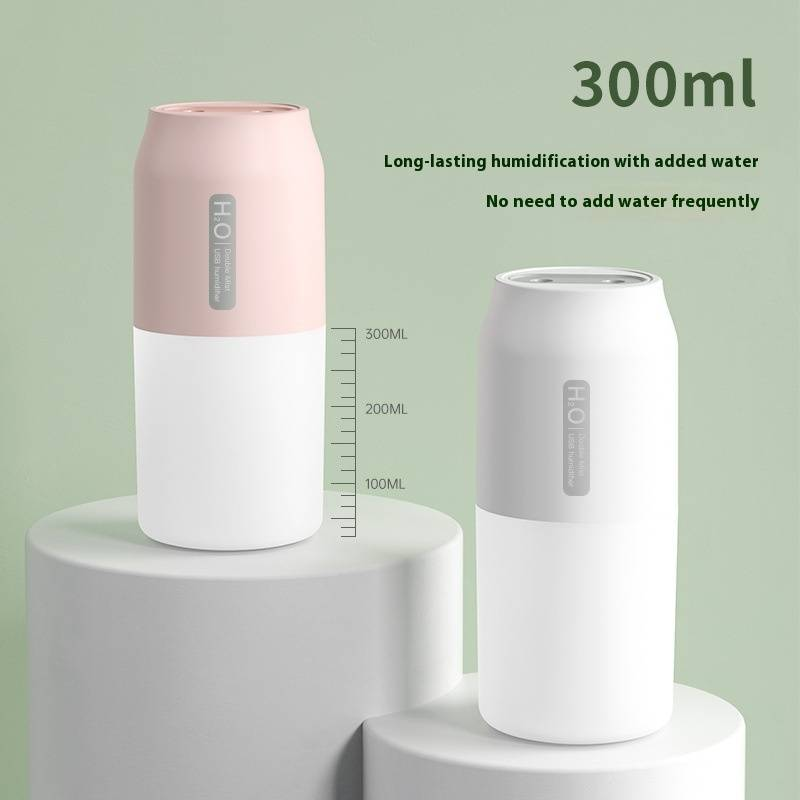 Dual-Nebel-Luftbefeuchter mit USB- und Autostromversorgung, tragbarer Mini-Luftreiniger für Zuhause und unterwegs, Nachtlicht- und Aromatherapie-Funktion_voghion.com