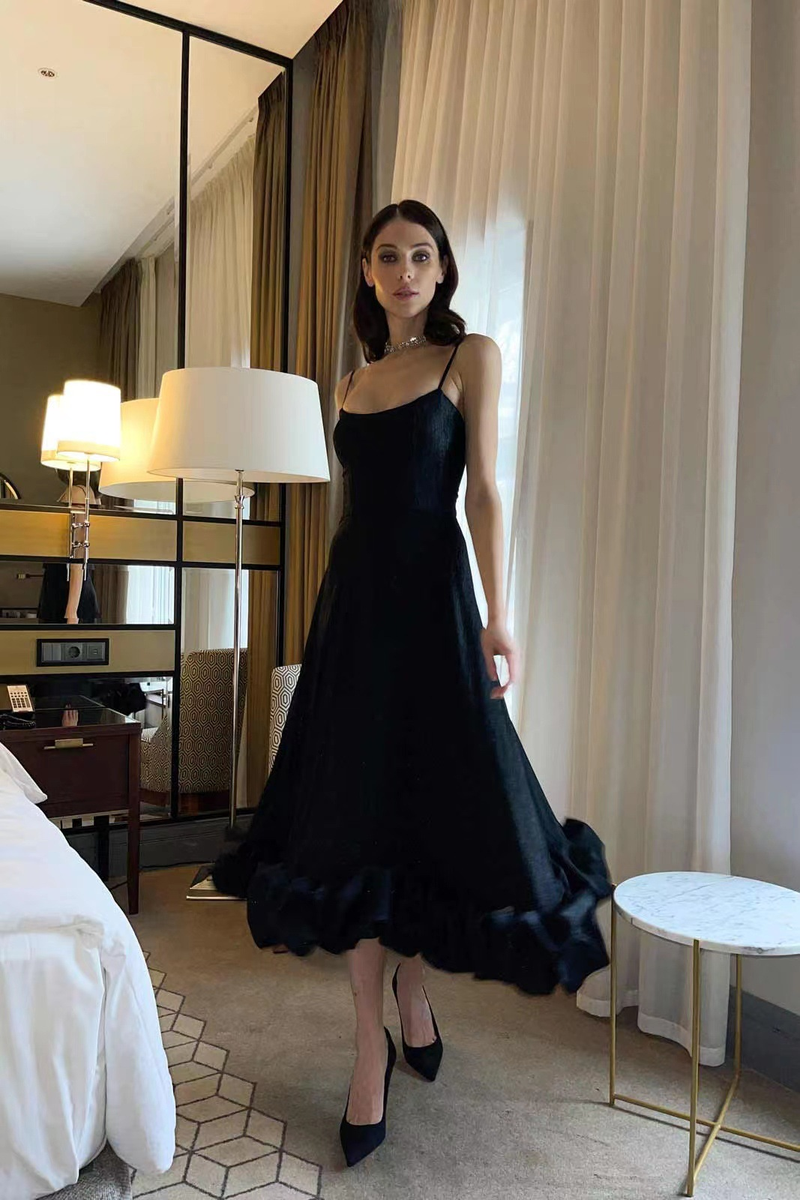 Women's 2023 Cross-border Women's Suspenders A-line Flower Big Skirt Evening Dress Popular In Europe And America HY006_voghion.com