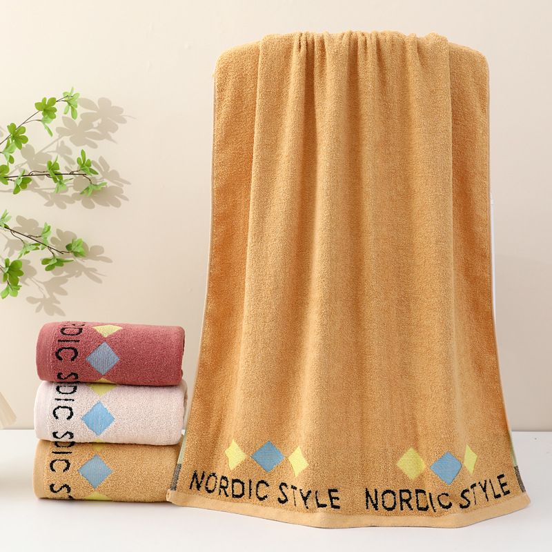 Badhanddoek van 100% katoen - Unisex, verdikt, zacht en zeer absorberend, voor bad, arbeidsongevallen en cadeaus_voghion.com