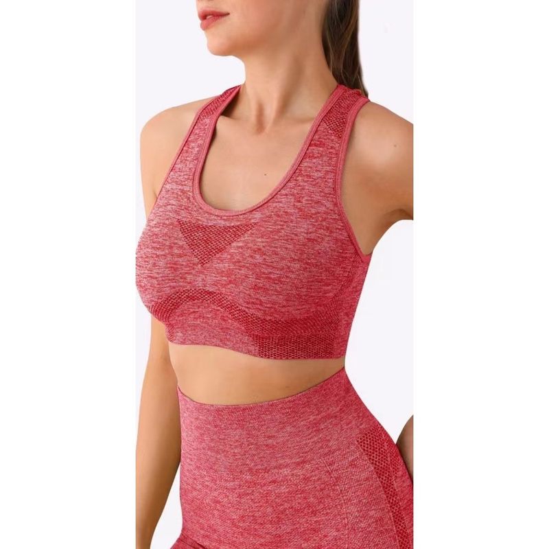 Cross-Border Sports Peach Butt Tank Top Bra Long Pants Two-Piece Set High Waist Elastic Breathable Butt-Lifting Fitness_voghion.com