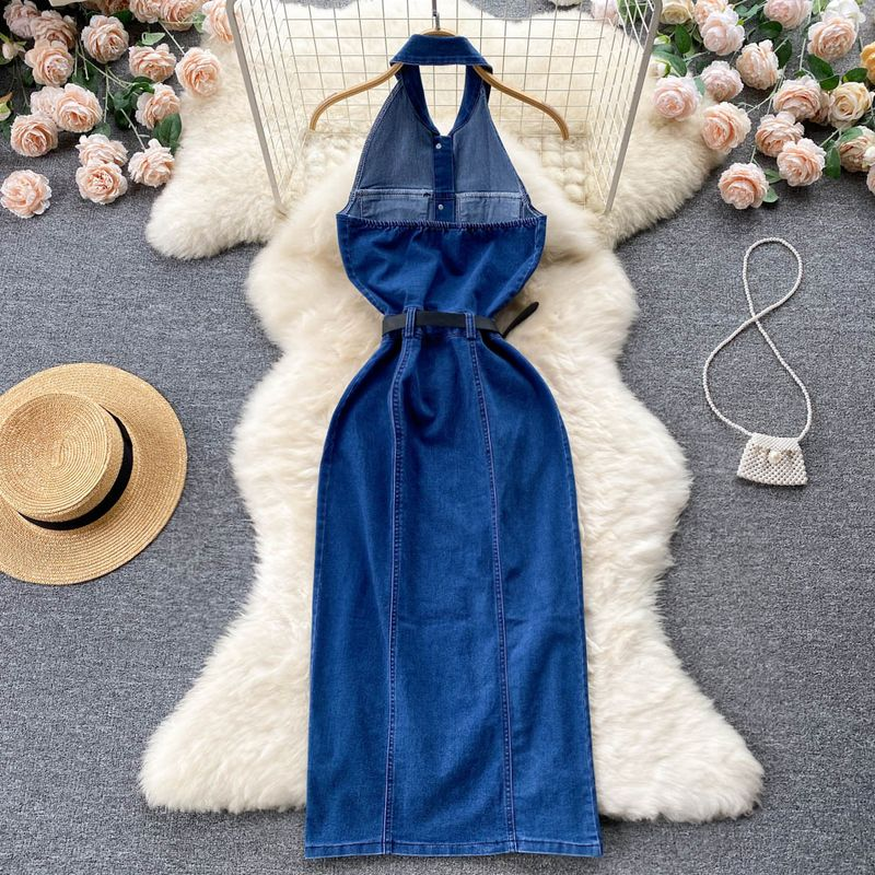 Vestito sexy monopetto con scollo all'americana, con lacci, per donna, con schiena bellissima, snellente, con vita e fianchi, dalla A alla E_voghion.com