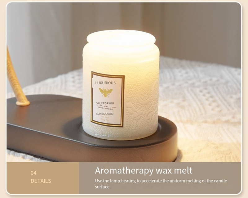 Amerikaanse standaard geplooide ijzeren aromatherapie wax smeltlamp retro aromatherapie etherische olie smeltkaars slaapkamer sfeer tafellamp_voghion.com